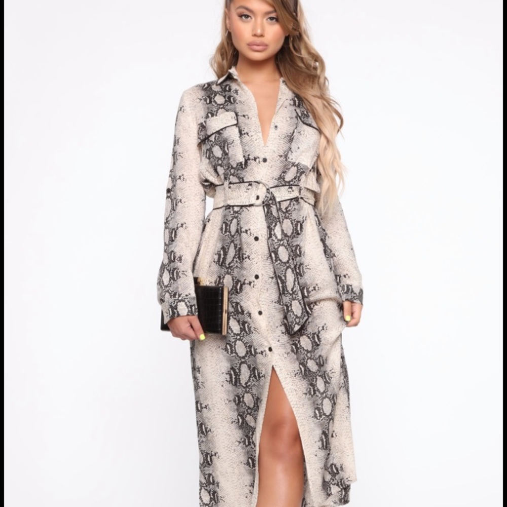 Fashion Nova Take A Wild Guess Midi Dress